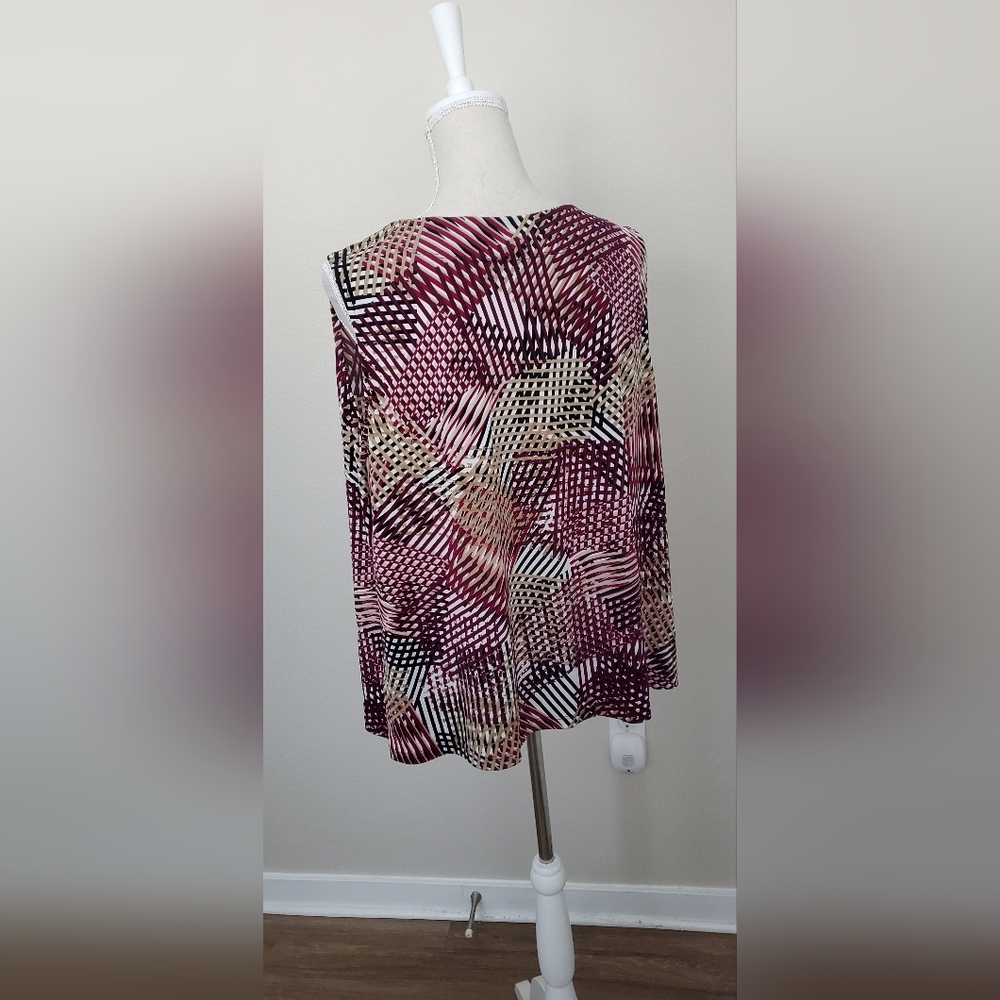 Jones Studio Separates Multicolor Geometric Blous… - image 4